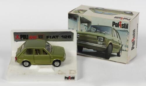 FIAT: A 1:25 scale boxed model of a Fiat 126 by Polistil 'Politoy S.12'