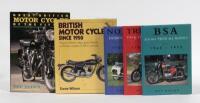 BRITISH MOTORCYCLES: Five books relating to British motorcycles