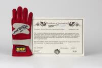 FERRARI: A Michael Schumacher signed glove with CoA - 2