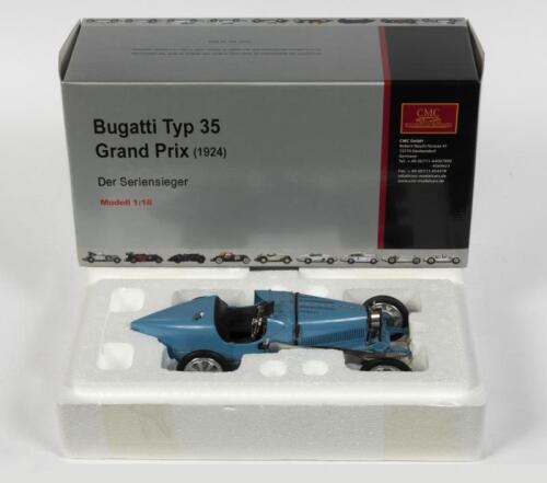BUGATTI: A boxed 1:18 scale by CMC 'Exclusive Modelle' Bugatti Typ 35 "Le Patron" - Grand Prix 1924 Limited Edition with COA