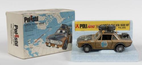 LANCIA: A 1:25 scale Polistil 'Politoys S19' Lancia Fulvia 1600 HF "Polar Expedition"