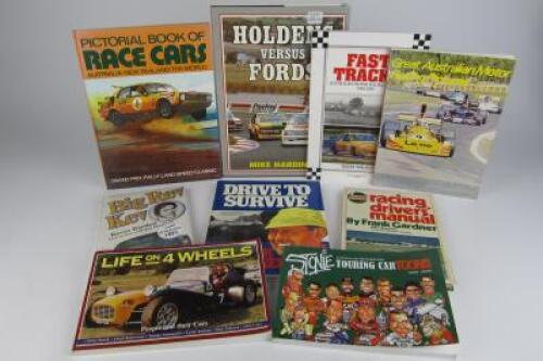 MOTORSPORT: Nine motorsport related books