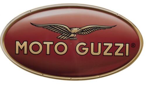 MOTO GUZZI: A large acrylic 'MOTO GUZZI' oval showroom advertising sign (167cm wide)