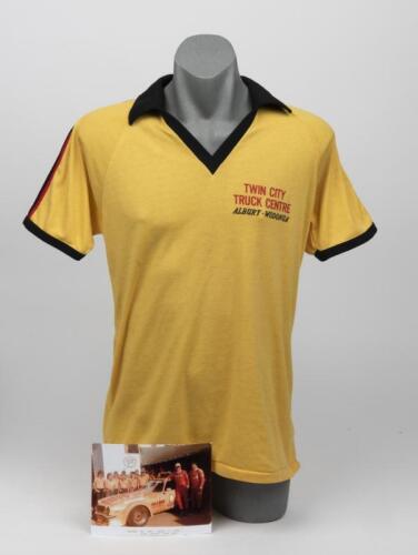 BATHURST: A team shirt from the Thomson/Mann 1984 Bathurst Chev entry sponsored by Ollie