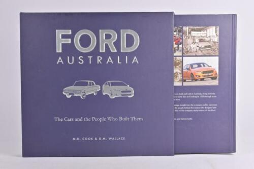 FORD: 'FORD AUSTRALIA - The Cars and the People who Built Them' hardcover book by M.D.Cook & D.M.Wallace