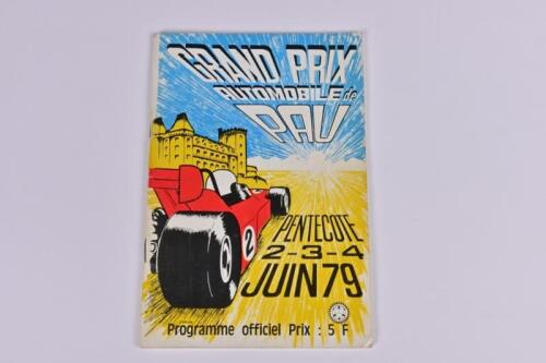 GRAND PRIX DU PAU: An Official Programme from the 'GRAND PRIX AUTOMOBILE de PAU', 2 - 3 - 4 June 79. Formula 2