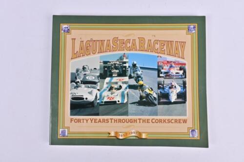 LAGUNA SECA: 'LAGUNA SECA RACEWAY - FORTY YEARS THROUGH THE CORKSCREW (1957-1997)' softcover book by David Friedman/Mary-Ellen Wright-Eana
