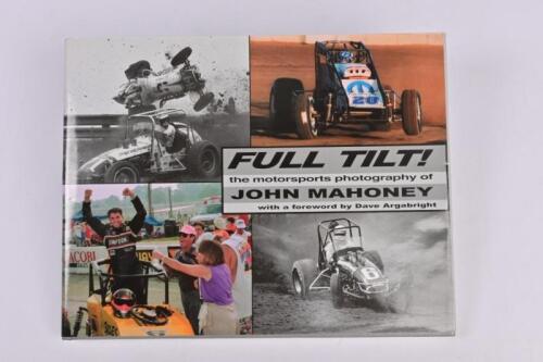 MOTORSPORTS PHOTOGRAPHY: 'FULL TILT! - the motorsports photography of John Mahoney' hardcover book by John Mahoney