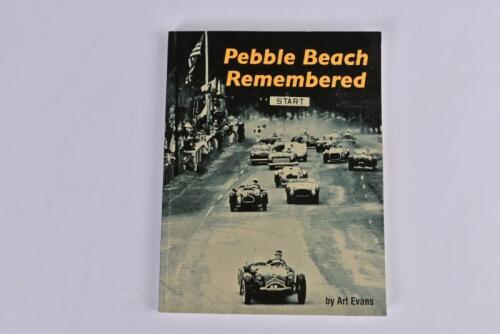 PEBBLE BEACH: 'Pebble Beach Remembered' scrapbook by Art Evans