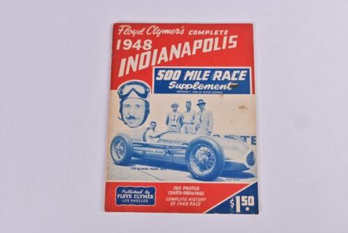 INDIANAPOLIS: '1948 INDIANAPOLIS 500 MILE RACE Supplement'
