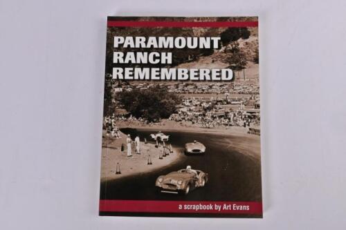 PARAMOUNT RANCH: 'PARAMOUNT RANCH REMEMBERED' softcover scarpbook by Art Evans