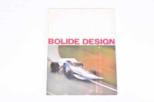 BOLIDE: A 1970 Musee Des Arts Decoratifs Paris 'BOLIDE DESIGN' softcover book