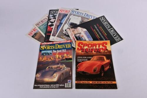 AUSTRALIAN SPORTS DRIVERS: Eight issues of 'SPORTS DRIVER/ AUSTRALIAN SPORTS DRIVER' magazine. Issues 1 - 7