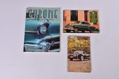 1950'S - 1960'S AMERICAN CARS: Three softcover books detailing American cars and sports-racers from the 1950's - 1960's. 'CARS OF CUBA' by Cristina Garcia, Joshua Green, DD Allen