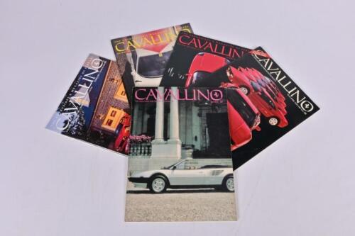 CAVALLINO: Five issues of 'CAVALLINO' magazine. Issue Number 20, 38, 58, 59, 85