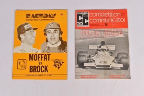 COMPETITION COMMUNICATOR: Two editions of 'Competition Communicator'. 1973 & 1980 editions