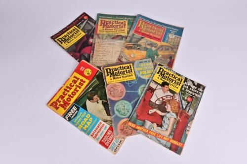 PRACTICAL MOTORIST & CYCLIST: Five issues of 'Practical Motorist & Motor Cyclist' magazine. 1955, 1956, 1958 issues. With June 1962 edition of 'Practical Motorist'