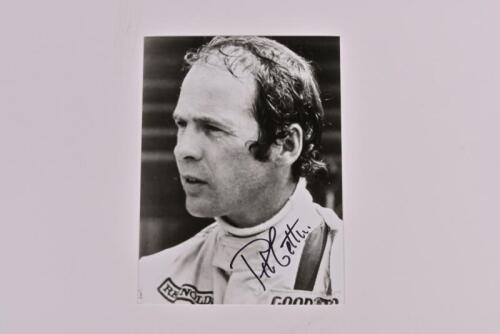 GETHIN: A black and white picture of Peter Gethin. Signed by Peter Gethin