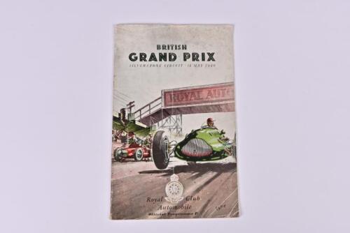 BRITISH GRAND PRIX: A 'British Grand Prix, Silverstone Circuit, 14 May 1949 British Grand Prix Official Programme' as organised by the Royal Automobile Club