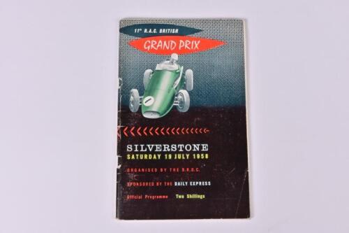 BRITISH GRAND PRIX: A '11th R.A.C British GRAND PRIX, SILVERSTONE, 19 July 1958' Official Programme
