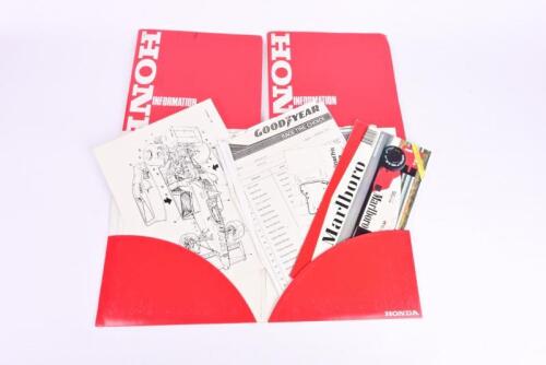 HONDA: Three rare and interesting Honda Media Press Kits from the 1985 Australian Grand Prix, Adelaide. Significant document set