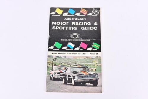 AUSTRALIAN MOTOR RACING: 'AUSTRALIAN MOTOR RACING & SPORTING GUIDE - Motor Manual's Year Book', 1967