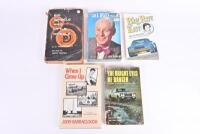 AUSTRALIAN: Five hardcover books detailing Australian stories. 'THE BRIGHT EYES OF DANGER' by David McKay and John Smailes