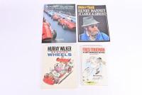 MOTORING/SPORT: Four motoring and sport publications. 'SCHLUMPH COLLECTION' softcover book from National Automobile Museum