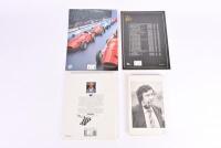 MOTORING/SPORT: Four motoring and sport publications. 'SCHLUMPH COLLECTION' softcover book from National Automobile Museum - 2