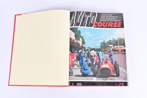 AUTOCOURSE: A bound set of 'AUTOCOURSE' magazines from 1951 and 1952