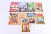 RACING/CAR NOVELS: A collection of racing and car novels. 'THE GREAT JACK DAVEY' softcover book by Lew Wright