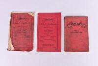 VINCENT: Three publications relating to VINCENT. Original 'VINCENT Rider's Handbook For The SERIES "B" and "C" - BLACK LIGHTNING, BLACK SHADOW, STANDARD RAPIDE, COMET, METEOR'