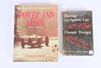 MOTOR RACING: Two hardcover books detailing motor racing and racing cars. 'The History of Grand Prix Motor Racing - POWER AND GLORY - Volume 1: 1906-1951' by William Court