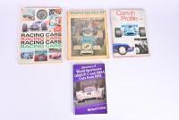 RACING CARS: Four hardcover books detailing racing cars. 'RACING CARS' by Richard Hough