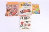 COLLECTIBLES: Four books detailing collectibles. 'CATALOGUE OF MODEL CARS OF THE WORLD' hardcover book by Jacques Greilsamer/Bertrand Azema, 1967
