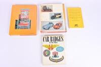 COLLECTIBLES: Four books detailing collectibles. 'CATALOGUE OF MODEL CARS OF THE WORLD' hardcover book by Jacques Greilsamer/Bertrand Azema, 1967 - 2