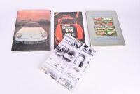 PORSCHE: Four publications relating to Porsche. 'PORSCHE MEMORIES' softcover book by Alan Giddins - 2