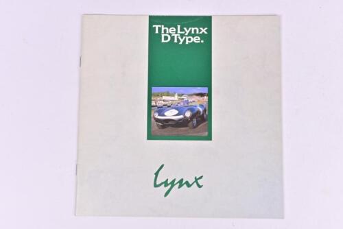 JAGUAR/LYNX: 'The Lynx D Type' colour sales brochure