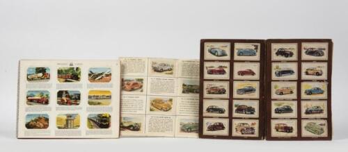 PERIOD ALBUMS: Three vintage albums. 'SHELL PROJECT CARD ALBUM - Transportation'