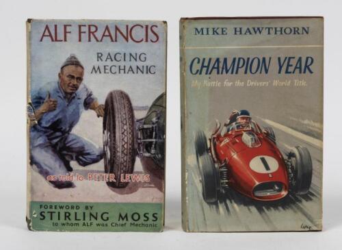 RACING: Two period hard book novels. 'CHAMPION YEAR' hardcover book by Mike Hawthorn