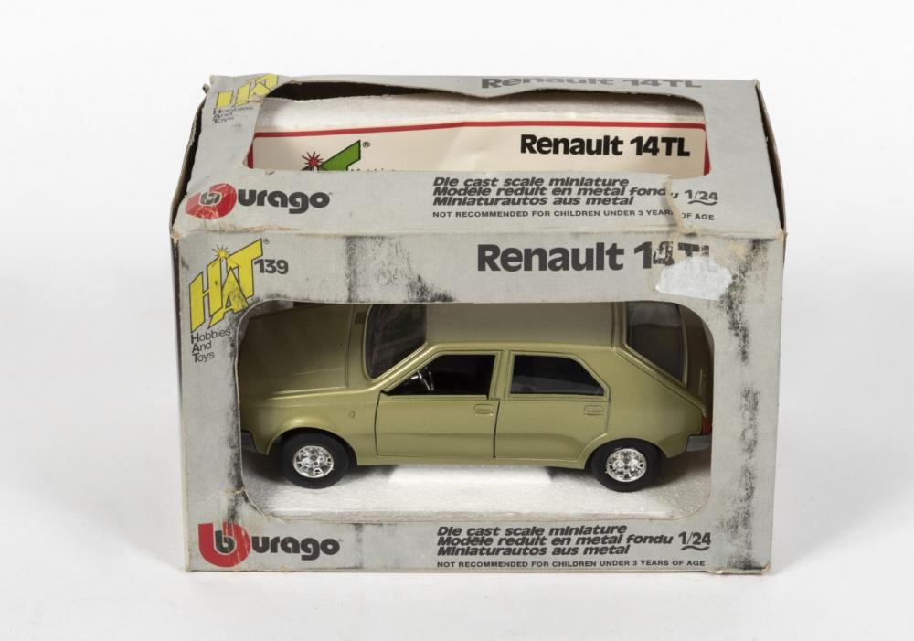 plafond kennis Buskruit RENAULT: A 1:24 scale Bburago Renault 14TL (HAT 139) - Price Estimate: $ - $