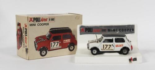 MINI: A rare 1:25 scale POLItoys MINI COOPER (S582). White body