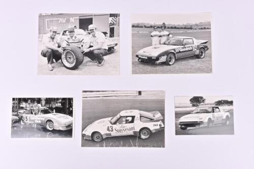 MAZDA RX-7: Five period photographs and pictures of Mazda RX-7's from the Australian Touring Car Championship. Allan Moffat Mazda RX-7 pictures