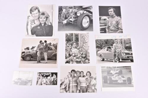 AUSTRALIAN RACING: A group of miscellaneous photographs and pictures. John Ould and Alfa Romeo F1 pictures