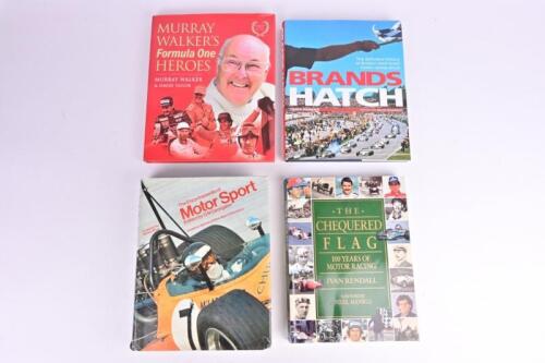 MOTOR SPORT: Four motor sport books. 'The Encyclopedia of MOTOR SPORT' hardcover book by GN Georgano