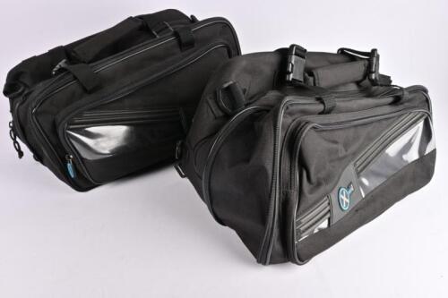 MOTORCYCLE ACCESSORIES: A pair of Oxford saddle bags