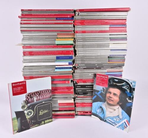 BONHAMS: A large collection of Bonhams London automotive auction catalogues