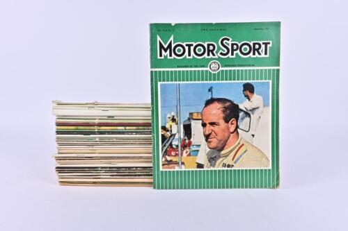 MOTORSPORT MAGAZINE: A collection of motorsport magazines from the 1950/60/70s, together with one from 1948