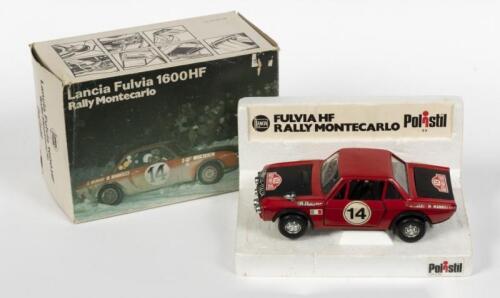 LANCIA: A Polistil in Lancia Fulvia 1600HF Rally Montecarlo (S.8) in 1:24 scale. Boxed