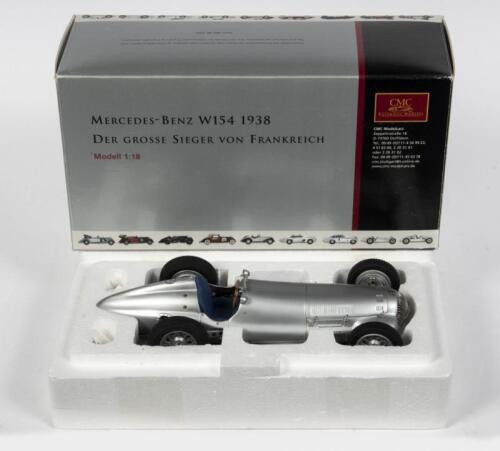 MERCEDES BENZ: A boxed 1:18 scale by CMC 'Exclusive modelle' Mercedes Benz W154 - 1938 'Der Grosse Sieger Von Frankreich' Limited Edition with COA